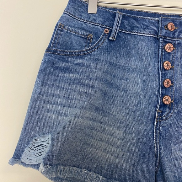 NWT Rewash Distressed High Rise Jean Shorts 15 32 - Picture 4 of 8